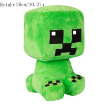 (Creeper,26cm/10.2in)Peluches Minecraft Minecraft Creeper Enderman cochon ours peluches poupée pixel