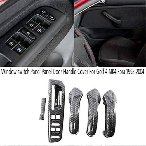 Car Window Switch Panel Door Handle Cover for Golf 4 Mk4 1998-2004 1