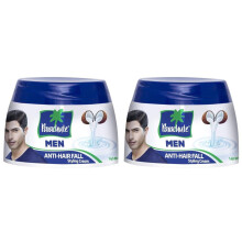 Parachute Men Anti Hair Fall Cream 140ml Pack of 2 | Hair Fall Control Cream for Men | Strengthens Hair Roots | Daily Use Non-Sticky Hair Cream