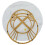 White with Metal Leg (1 piece), Kitchen Table, Sturdy Metal Frame 7