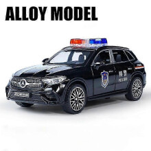 (Black 1)1:32 Glc400 Suv Glc Alloy Car Model Sound And Light Pull Back Children's Toy Collectibles Birthday Gift Toy Cars