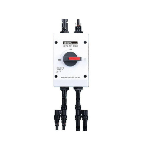 (UKPM-32A-1V21)Solar Pv Changeover Switch Dc Disconnect Switch Disconnect Switch 32a 1200v 4 Pole