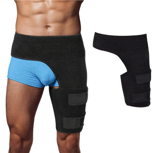 Hip Support for Women Men, Hip Brace for Sciatica Relief and Pulled Groin