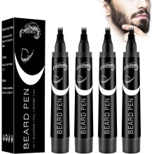 4 stuks Baardstiften Voor Mannen, Gemakkelijk Te Gebruiken en Waterdicht