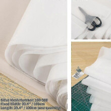 (mesh number 100)1 Meter Fine Filter Mesh Nylon Fabric Net Material Water Strain 100-500 Microna-1