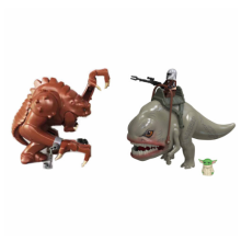 Rancor Monster VS Blurrg Beast Fit Lego Star Wars Minifigures