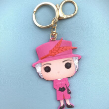 Figurine Reine Elizabeth Ii jouet porte-clés pendentifs sac souvenir accessoires cadeau