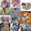 50 Pieces Cotton Fabric Fabric Packs Patchwork Fabrics 100% 7