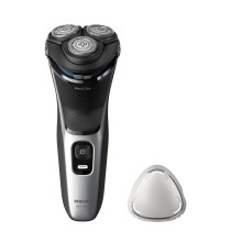 PHILIPS - Rasoio 3 teste Serie 3000 - autonomia 60 mn - batteria Lithium-ion - nero - S3143.00
