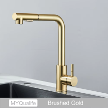 Black Pull Out Kitchen Sink Faucet Two Model