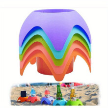 Tragbarer Strandbecher -Halter -Lagerschale, Beach Cup -Halter für Strand