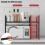 1-Tier expandable microwave rack, microwave rack storage rack, kitchen corner rack storage rack, bread rack 4
