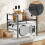 1-Tier expandable microwave rack, microwave rack storage rack, kitchen corner rack storage rack, bread rack 8