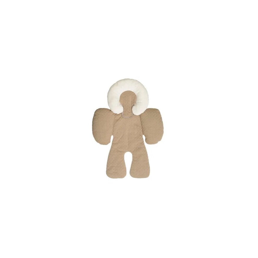 Coussin double face pour poussette (kaki) - Coussin pour siège auto pour bébé garçon et fille - Support