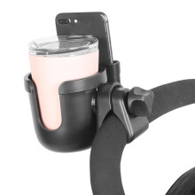 (Tasse double mobile) Porte-gobelet pour poussette de bébé, collations, plateau de table, accessoires,