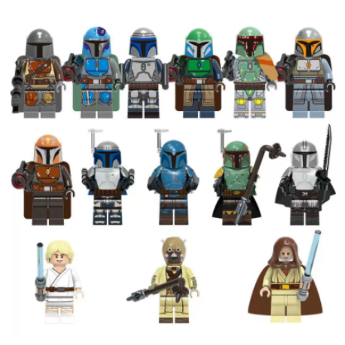 14pcs Star Wars Minifigures Children's building block set