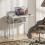 Homcom (White) HOMCOM 80 cm Foldable Computer Desk on Wheels for Small Spaces 6