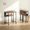 Homcom (Brown) HOMCOM 63 cm Foldable Computer Desk on Wheels for Small Spaces 3