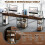 Homcom (Brown) HOMCOM Computer Writing Desk with Power Outlets, Drawers, Shelves 6