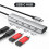 (RX04)USB C Hub USB 3.1/3.2 Gen2 Hub 10Gbps 4-Port USB C Splitter Φορητό αλουμίνιο USB 1