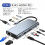 (11-ΣΕ-1 LAN)USB C HUB Τύπος C Splitter σε HDMI 4K thunderbolt 3 Docking Station Προσαρμογέας 1
