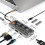 (10 σε 1 ενημερωμένα) 10 σε 1 USB C HUB 4K30Hz Dock Station Type C σε συμβατό 2