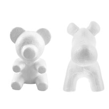 (As show, One size) 2pcs Puppy Bear Shaped Molds DIY Flower Arrangement Molds DIY Crafts Molds