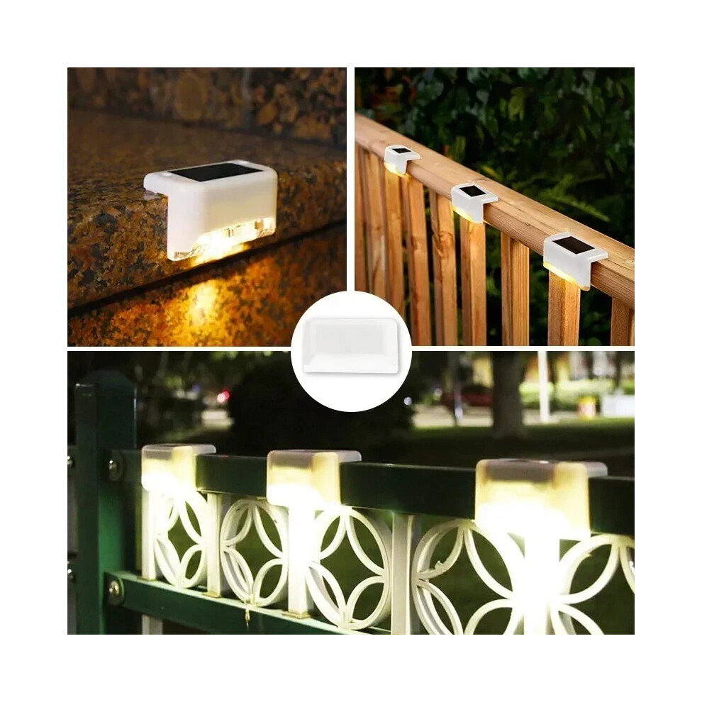 (Coque blanche chaude - 20 pièces) Lot de 32 lampes solaires pour terrasse, éclairage d'extérieur étanche
