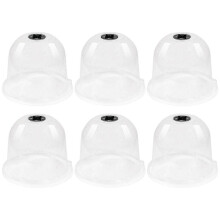 (As show, One size) 6Pcs Garden Cloche Dome Breathable Plants Dome Plant Nursery Protector Garden Plants Dome Cloche Dome