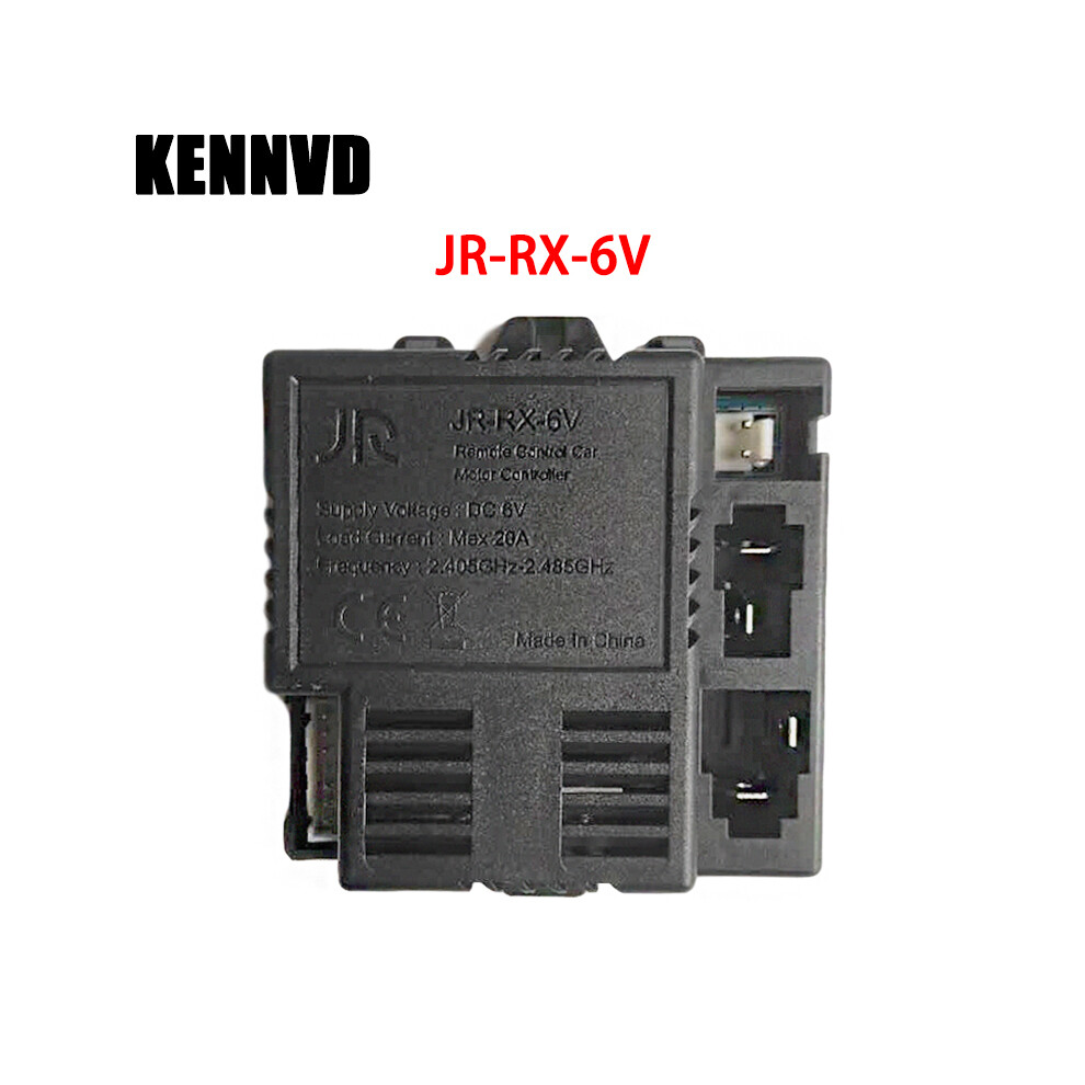 (JR-RX-6V) Récepteur et télécommande de voiture électrique pour enfants, télécommande et récepteur JR