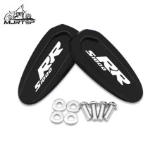 (S1000RR Black)Brand New Motorcycle S1000RR M1000RR Windscreen Mirror Cover Driven Mirror Eliminators Cap For BMW S1000