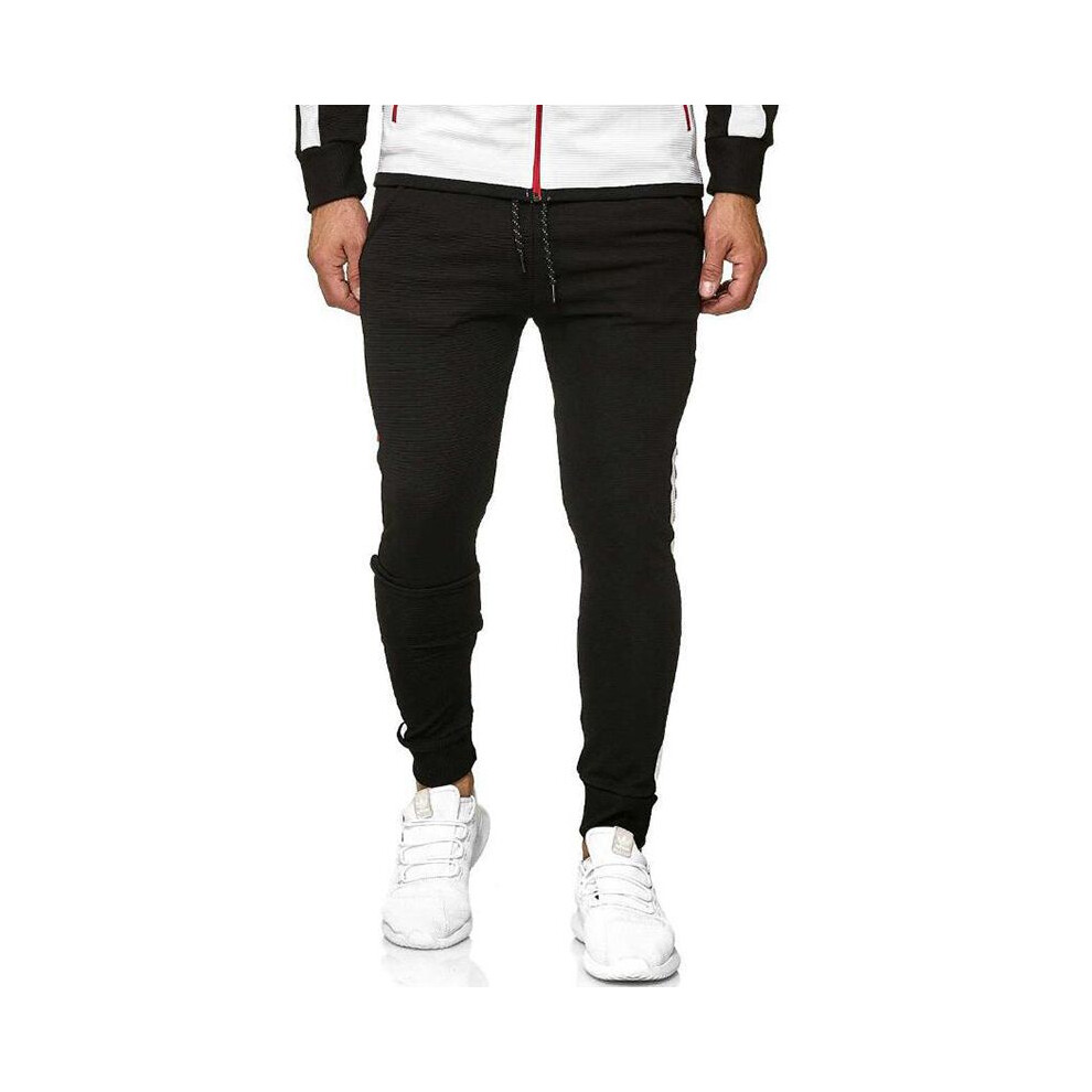 (Black Pants,4XL)Survêtement homme jogging sweat à capuche manteau veste pantalon sport sweat ensemble costume