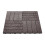 Garden Sanctuary 11Pcs Wood Effect Composite Decking Tile, Dark Coffee 3