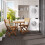 Garden Sanctuary 11Pcs Wood Effect Composite Decking Tile, Dark Coffee 1