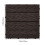 Garden Sanctuary 11Pcs Wood Effect Composite Decking Tile, Dark Coffee 8