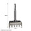 86 Line Box Socket Hole Punch Quick Electric Hammer Open Hole Hardware Tools Square Handle Is Hardened and Wear Resistant 11