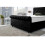 Snugg Furniture (Double 4Ft Black) Berlin Upholstered Bed Chenille Fabric 4
