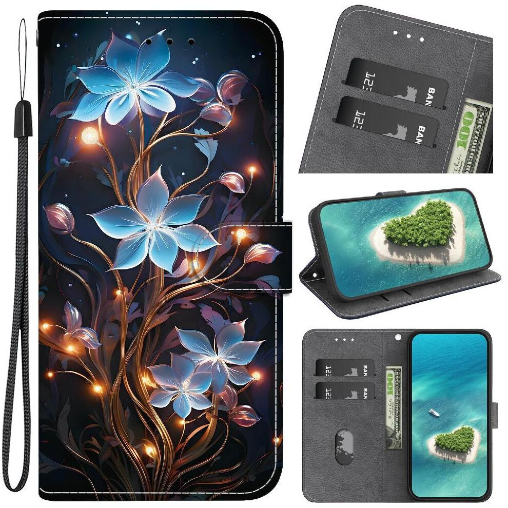 (C7 ) Compatible With Google Pixel 8 Case Pu Leather Pattern Cover Card Slots Card Slot Kickstand 764544229135
