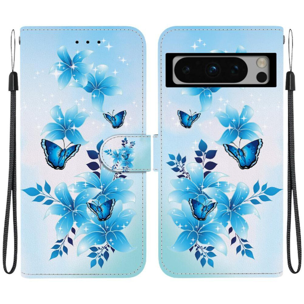 (Ohter) Compatible With Google Pixel 8 Pro Case Pu Leather Pattern Cover Card Slots Card Slot Kickstand 764544229173