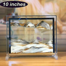 (Hua Guijin)3d Moving Sand Art Painting Ornament Magic Sandscape Crafts Creative Desktop Decoration For Home
