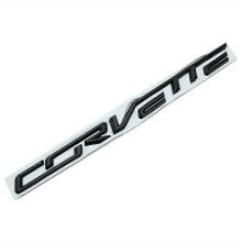 (Black)Car 3d Metal Decals Sticker For Chevrolet Corvette C3 C4 C5 C6 C7 C8 Car Trunk Letters Emblem Badge Styling Stickers Accessories