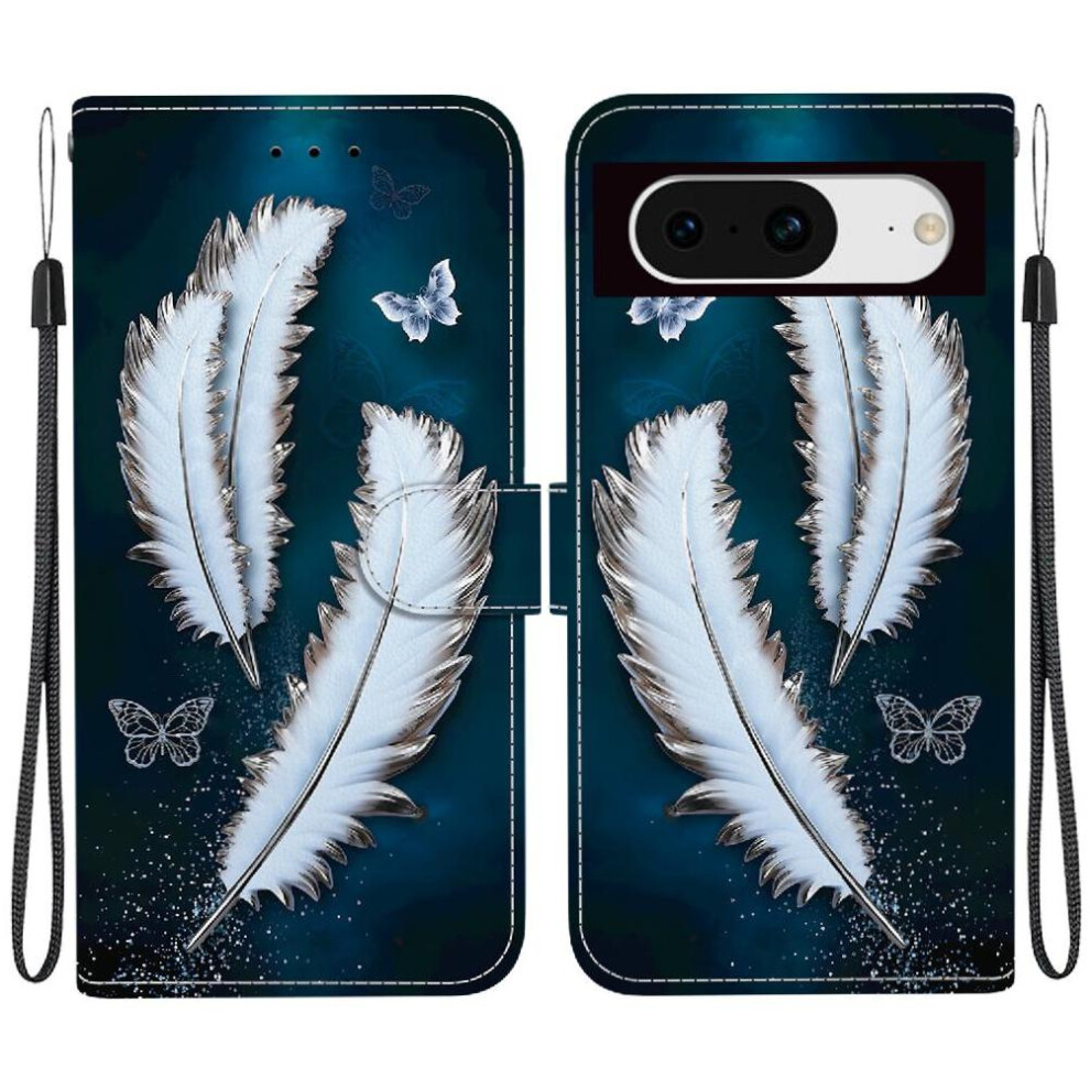 (C2) Flip Case For Google Pixel 8 Card Slots Wallet Pu Leather Pattern Cover Card Slot Kickstand 764544229739