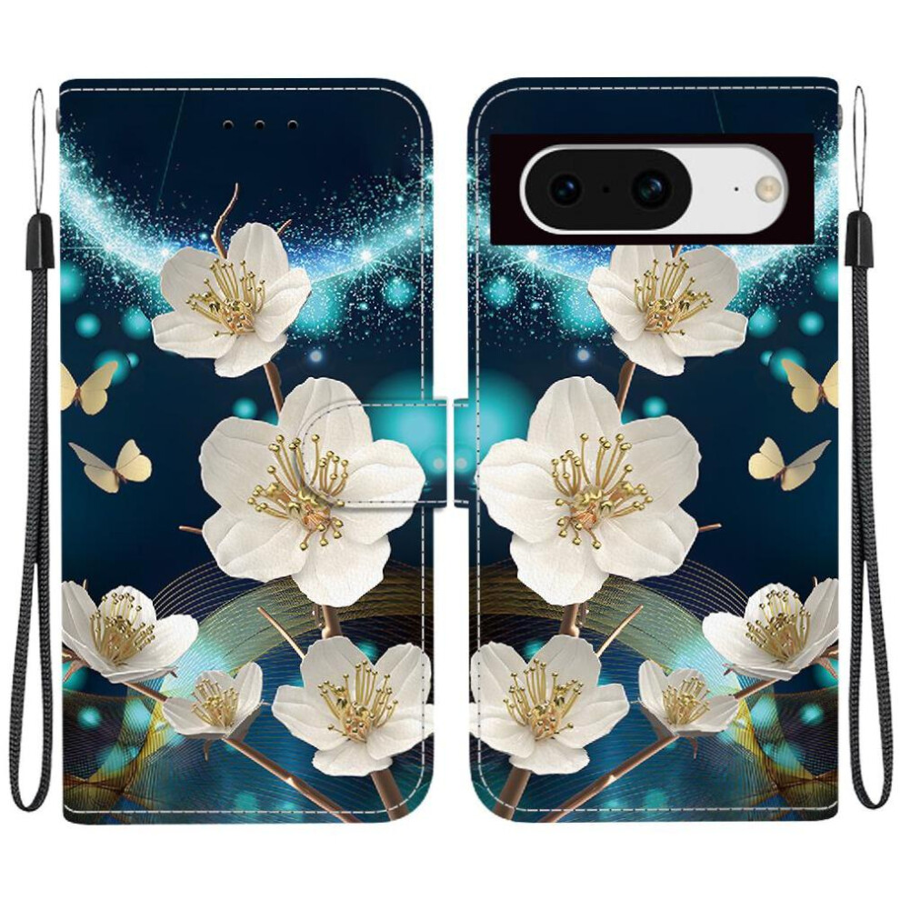 (C3 ) Flip Case For Google Pixel 8 Card Slots Wallet Pu Leather Pattern Cover Card Slot Kickstand 764544229746