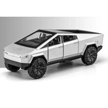 (in scatola) 1:36 Tesla Cybertruck Modello di auto in lega Fonde sotto pressione Veicoli Macchinine