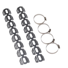 (Ciemnoszary) Do motocykli BMW F800GS R1200GS F650GS F700GS F 800 1200 700 GS Osłona rury wydechowej