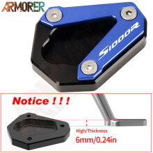 (S1000R LOGO Blau) S1000R Ständer Seitenständer Vergrößern Pad Motorrad Zubehör Für BMW S1000RR M1000RR