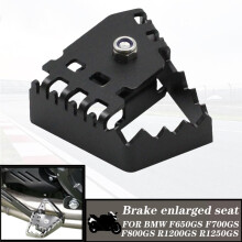 (Nero) Per BMW F650GS F700GS F800GS R1200GS LC R1250GS Pedale freno per moto Estensione estensione pedale