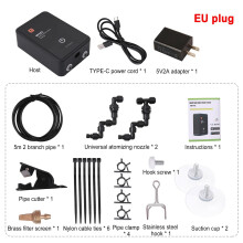 (Spina UE) Nebulizzatore per rettili intelligente Terrari Umidificatore Timer elettronico Nebbia automatica