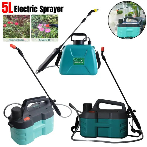 (Μπλε 5L 1500mA) 5L Ηλεκτρικός Ψεκαστήρας Κήπος Αυτόματο πιστόλι 1