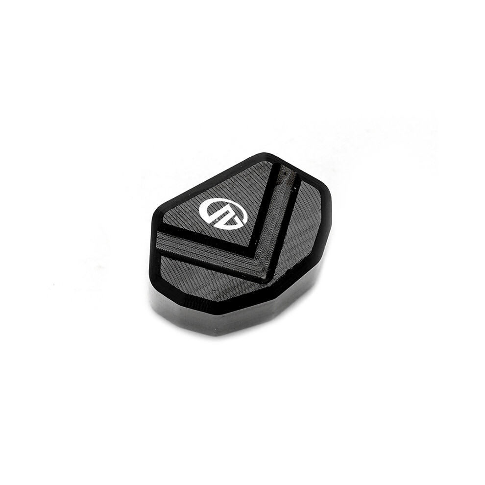 (Noir-MOWOK) Capuchon de bouton d'interrupteur de moto en aluminium pour Kawasaki Z900 Z800 Z650 pour